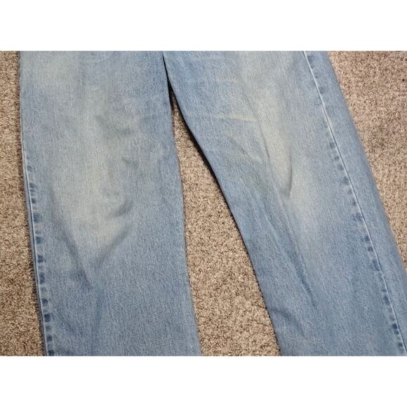 Vtg Levis 505 Jeans Mens 36x29 Light Wash Denim Regular Fit Straight Leg Classic - Picture 3 of 9